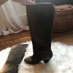 Nine West Suede Gray Boots